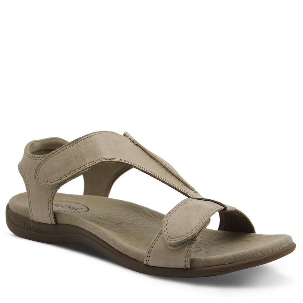 Taos Footwear The Show Women's Flat Sandal Stone