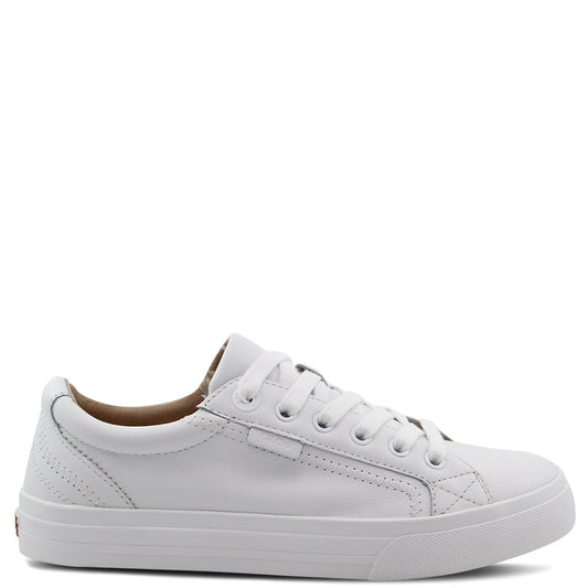 Taos Plim Soul Luxe Leather Women's Sneakers White