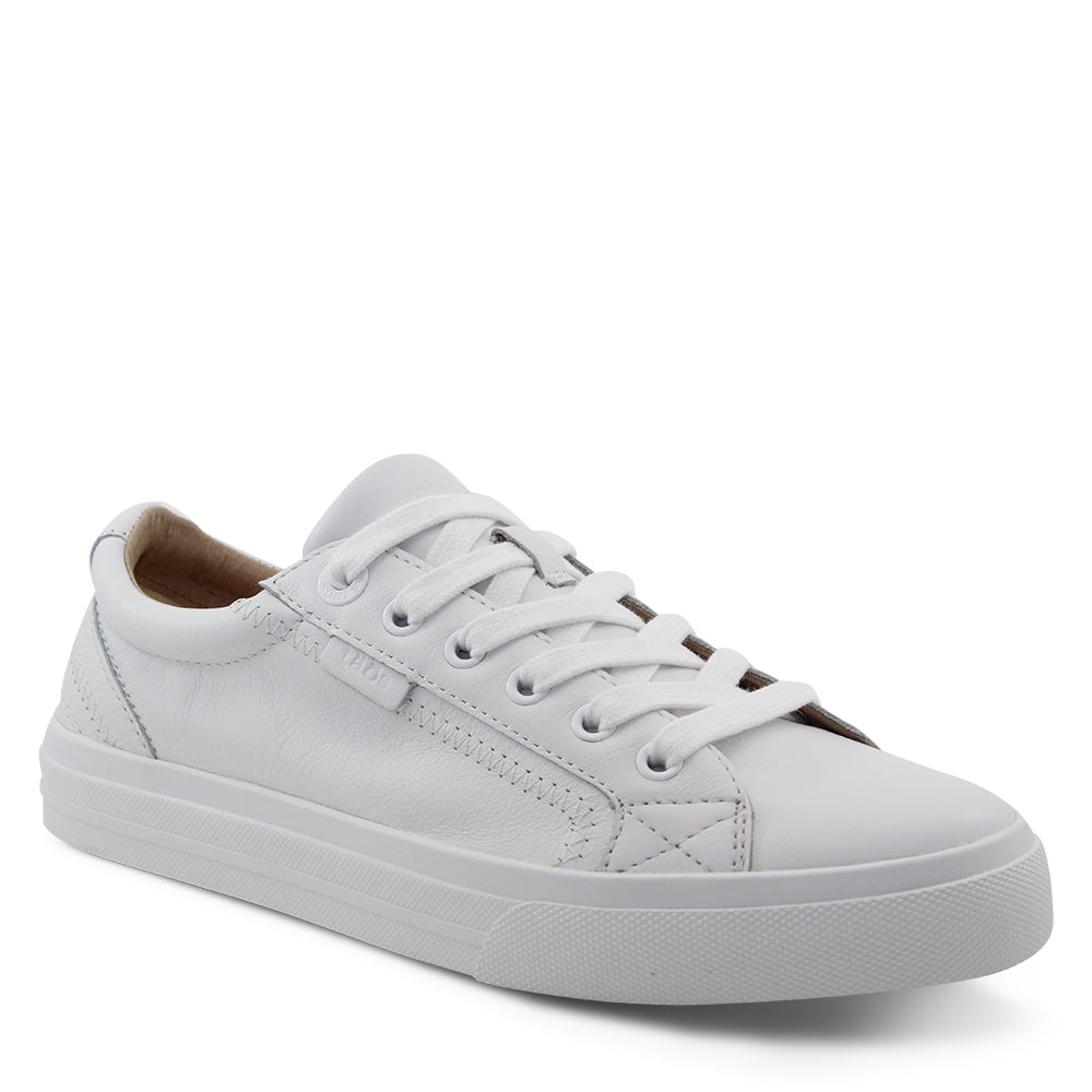 Taos Plim Soul Luxe Leather Women's Sneakers White