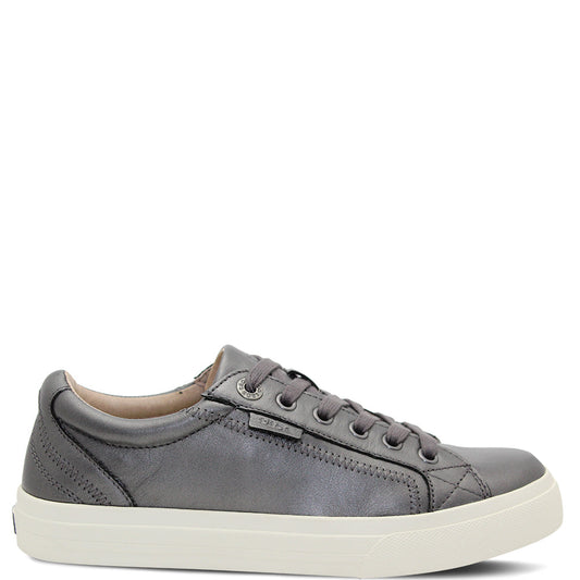 Taos Plim Soul Luxe Leather Women's Sneakers Pewter