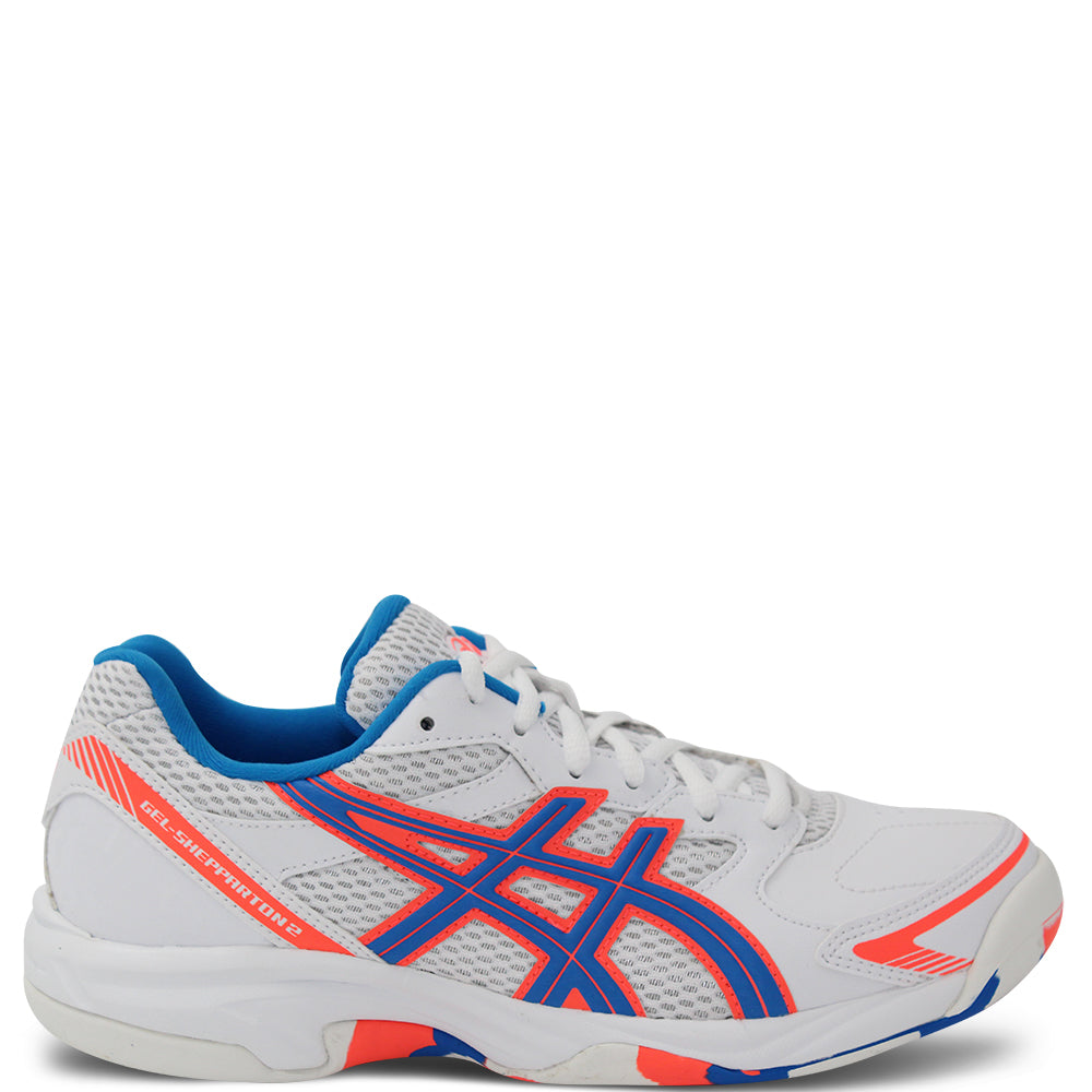 Asics Gel Shepparton Women's White/ Electric Blue Lawn Bowls Shoe Sport Shoes Online 