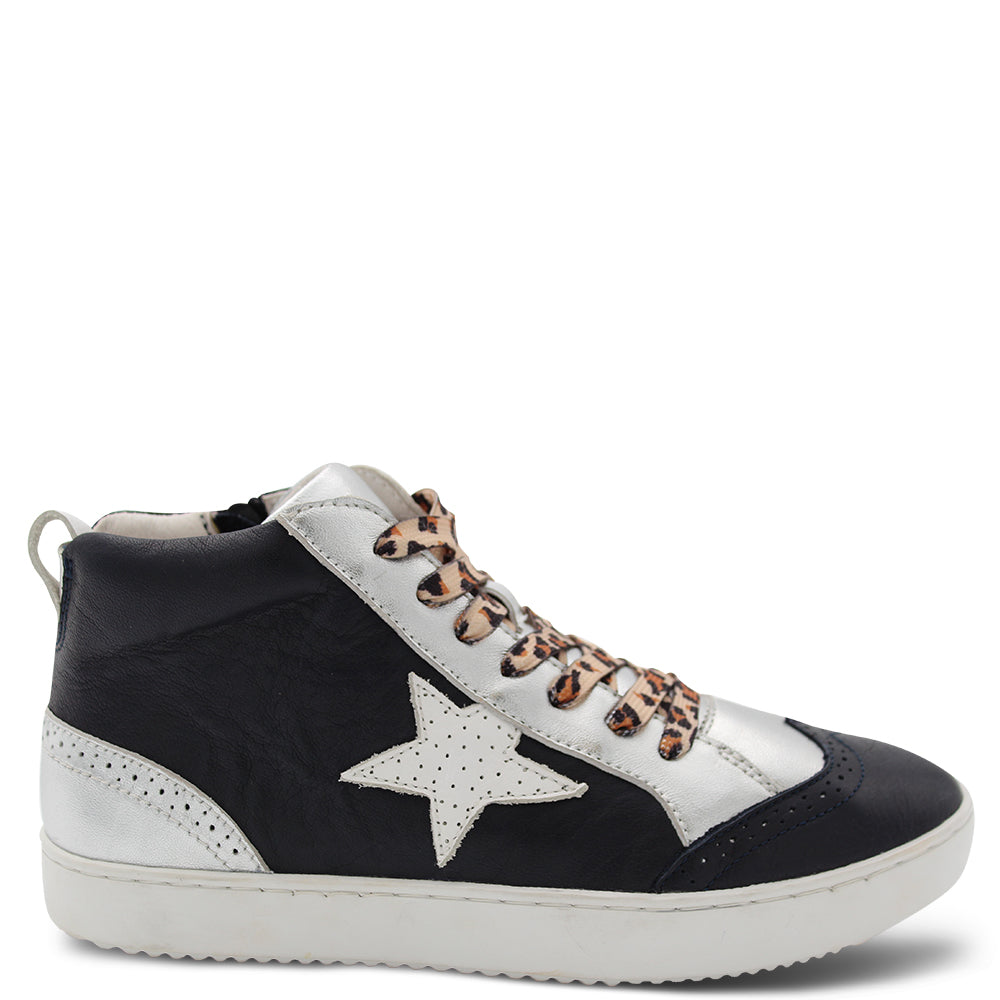 Alfie & Evie Vanity Womens Sneakers Ocean Silver