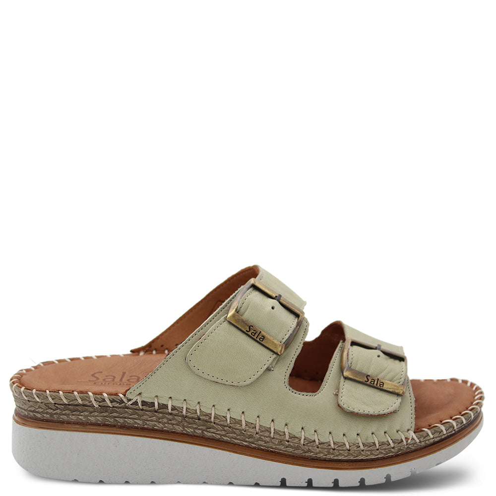 Sala Oasis Women's Wedge Slide Khaki