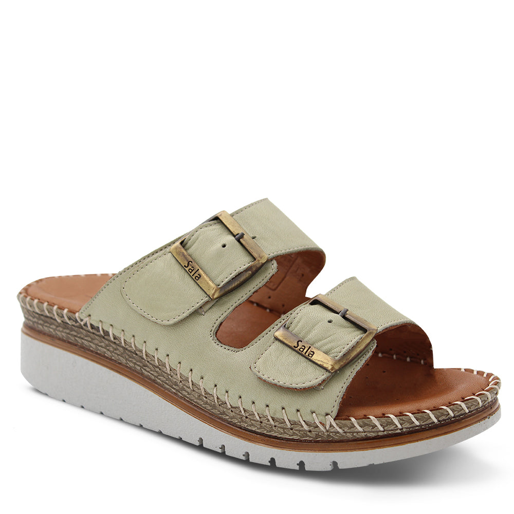 Sala Oasis Women's Wedge Slide Khaki
