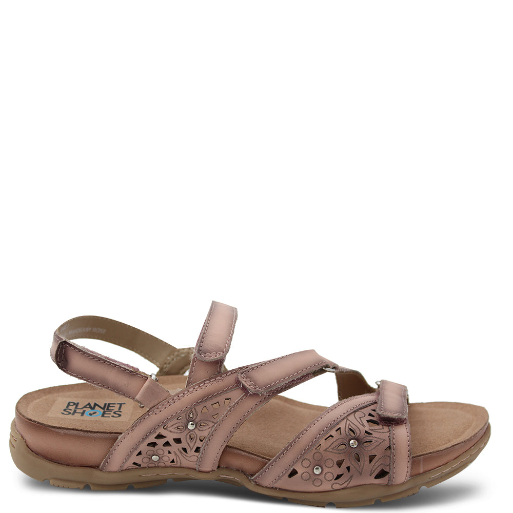 Planet Shoes Malu Women's Leather Sandal Rose