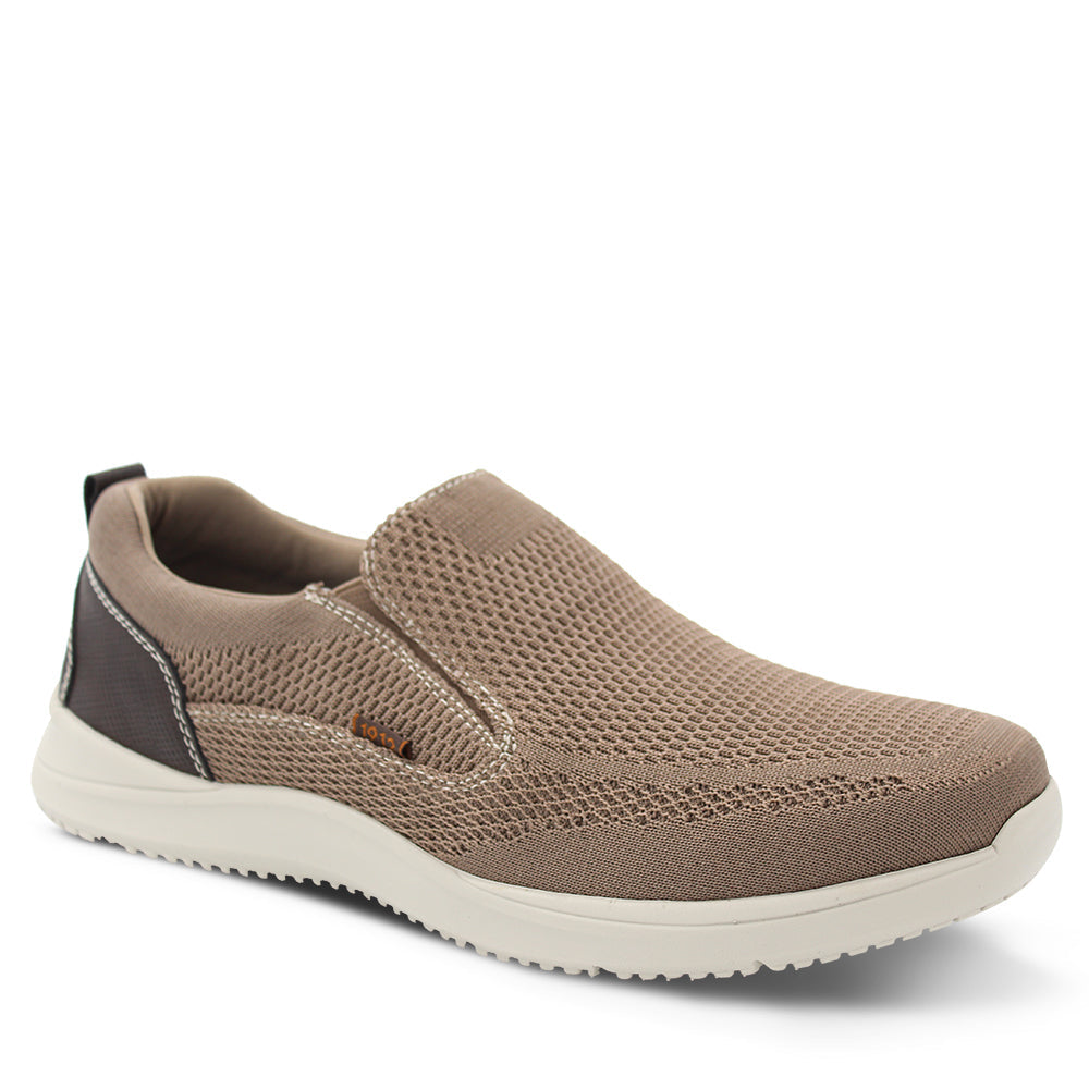 Florsheim Nunn Bush Conway Knit Men's Casual Slip On Taupe