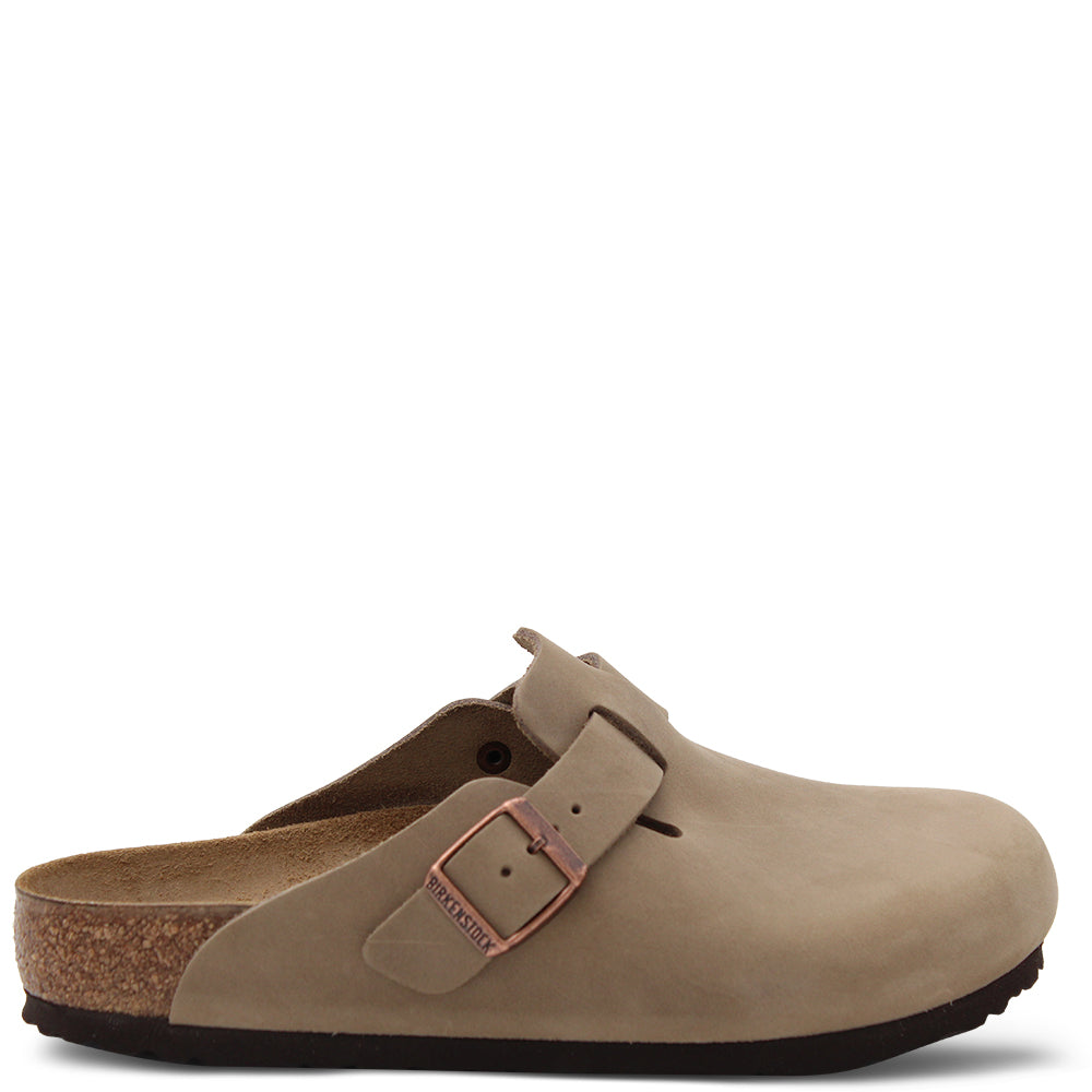 Birkenstock Boston Unisex Clog Scuff Tabacco