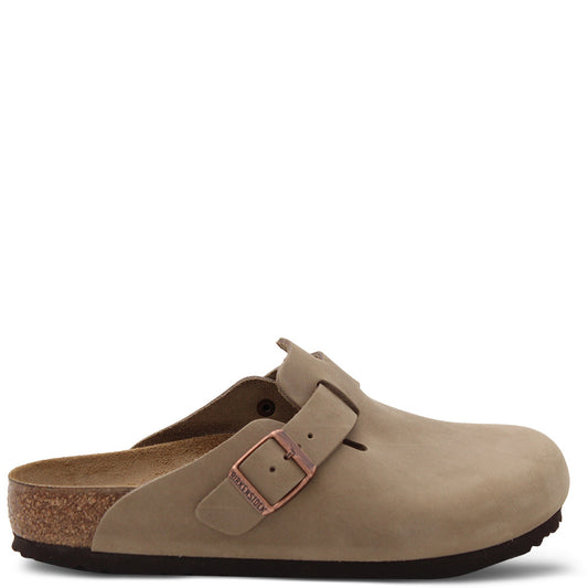 Birkenstock Boston Unisex Clog Scuff Tabacco