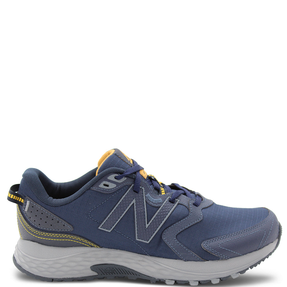New Balance MT410 Men's Trail Running Shoes Manning Shoes Navy and Orange