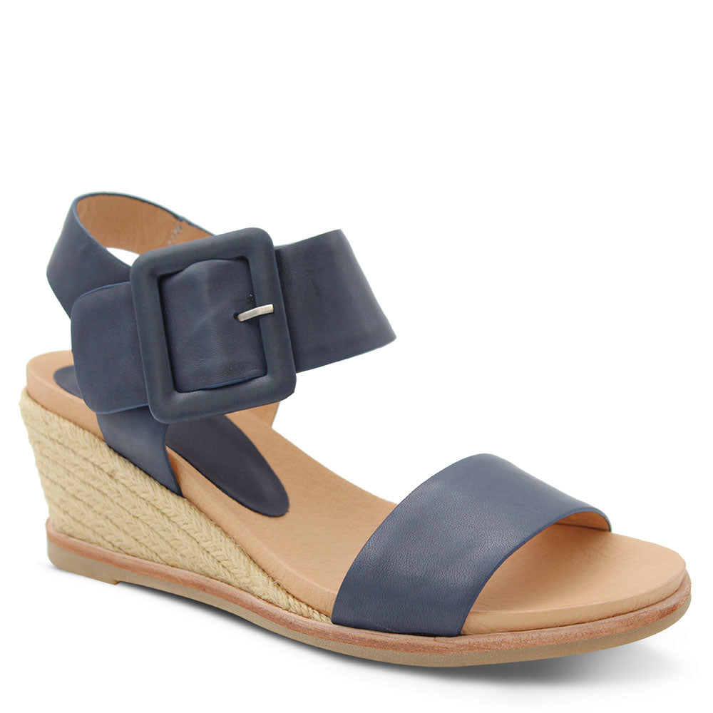 EOS Empathy Women's Wedge Sandals Navy