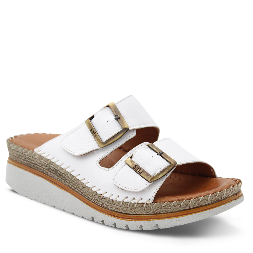 Sala Oasis Women's Wedge Slide White