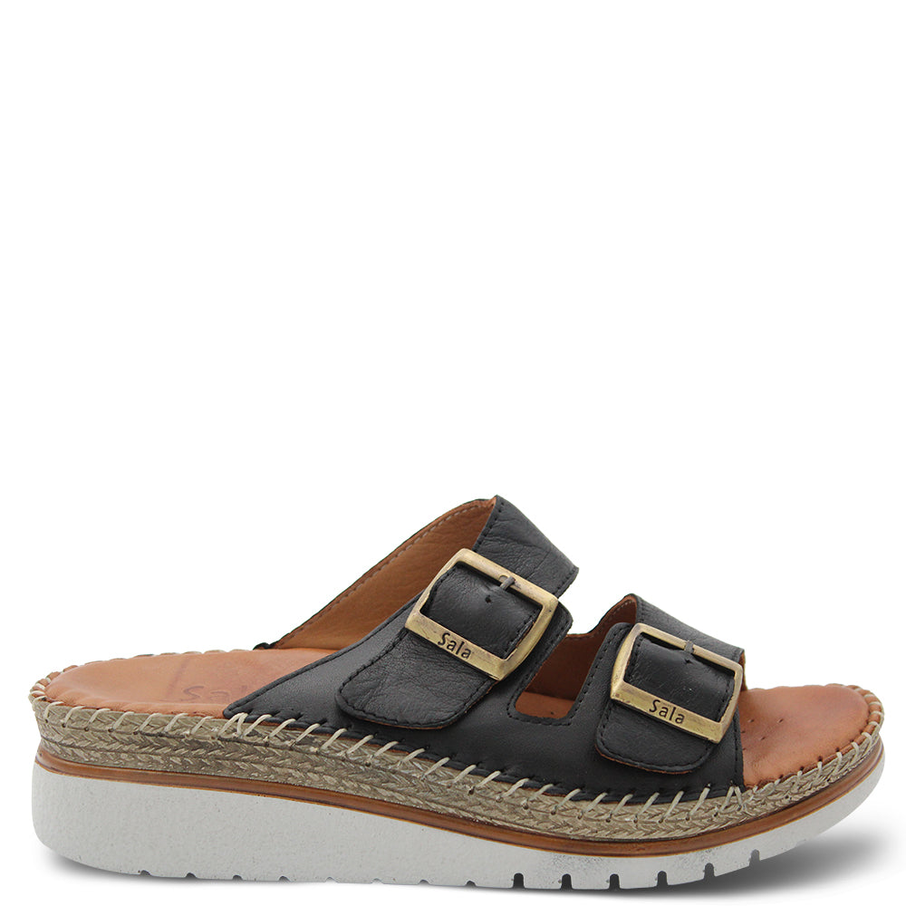 Sala Oasis Women's Wedge Slide Black