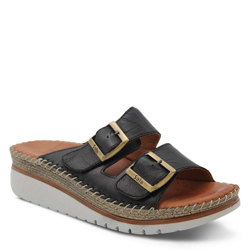 Sala Oasis Women's Wedge Slide Black