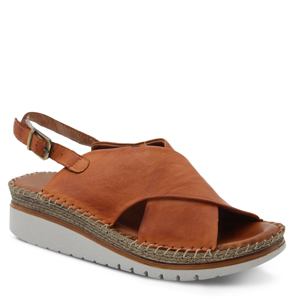 Sala Oakby Women's Wedge Sandal Coconut Tan