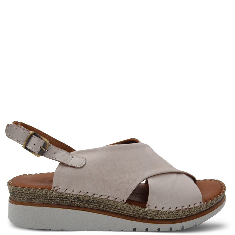 Sala Oakby Women's Wedge Sandal Silver/Grey