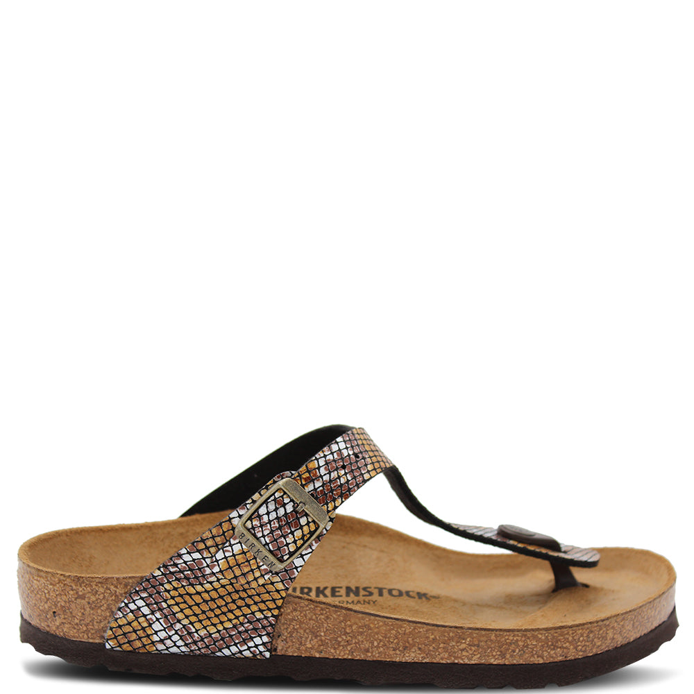 Birkenstock Gizeh Python Women's Bronze Thong