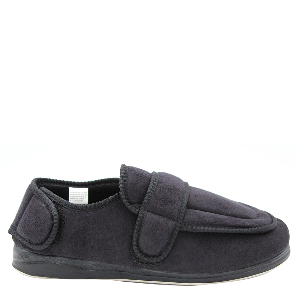 Panda Edison Black Mens slippers