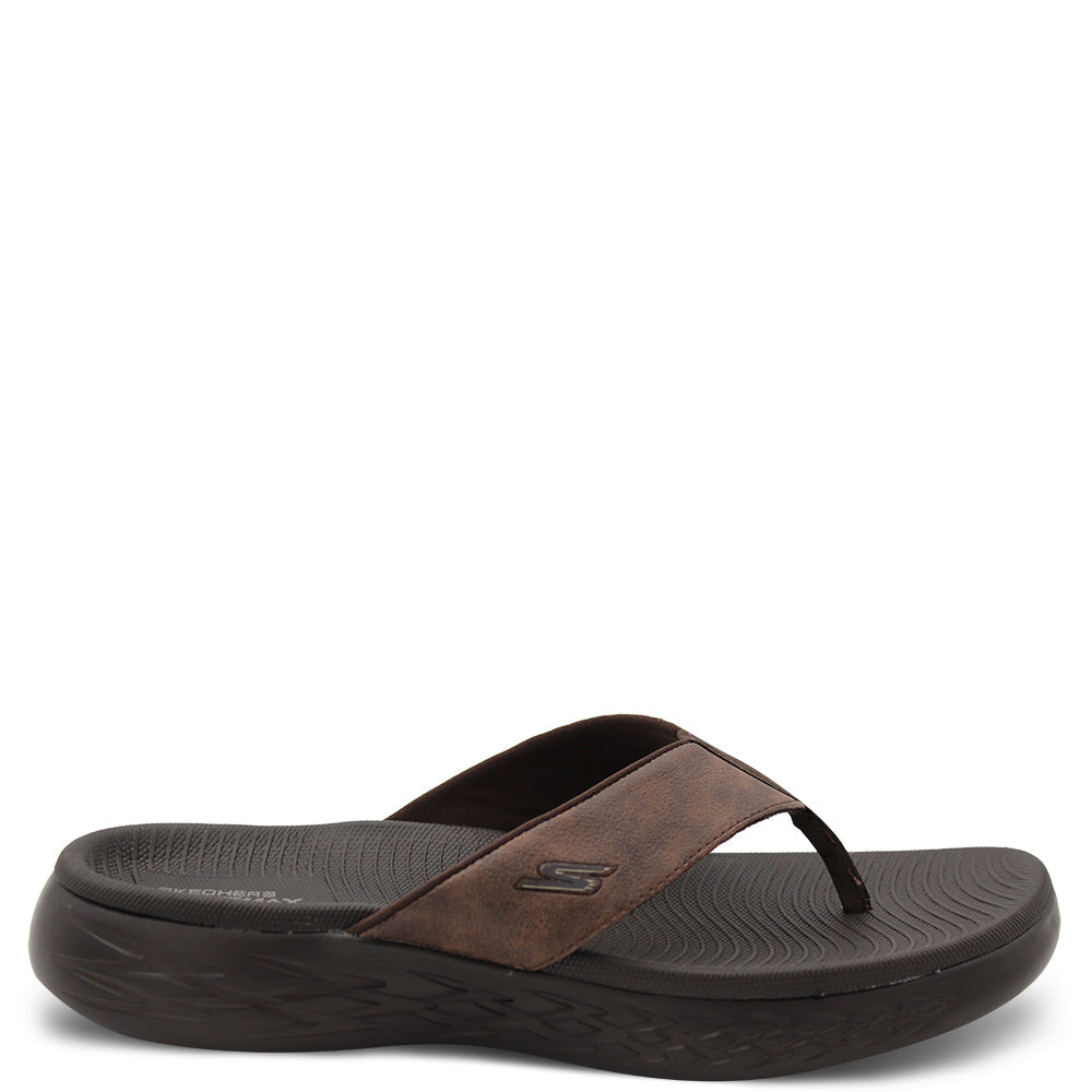 Skechers Seaport Men's Thongs Chocolate