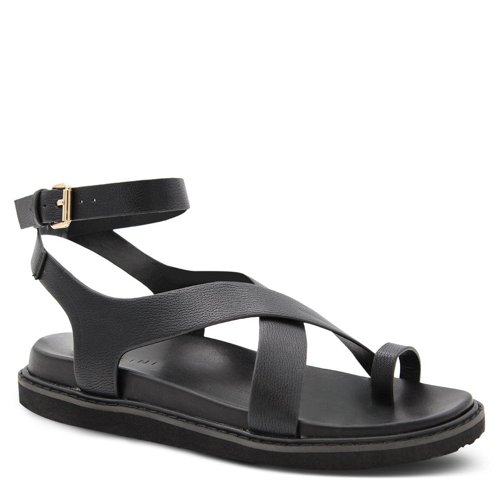Billini Zini Womens Flat Sandals Black