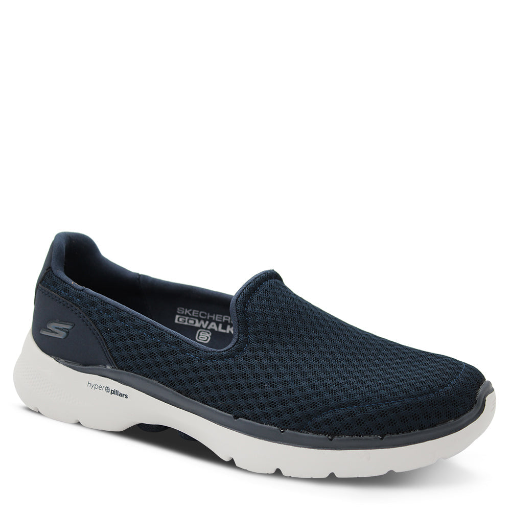 Skechers Go Walk Big Splash Women's Slip On Sneaker Navy/White