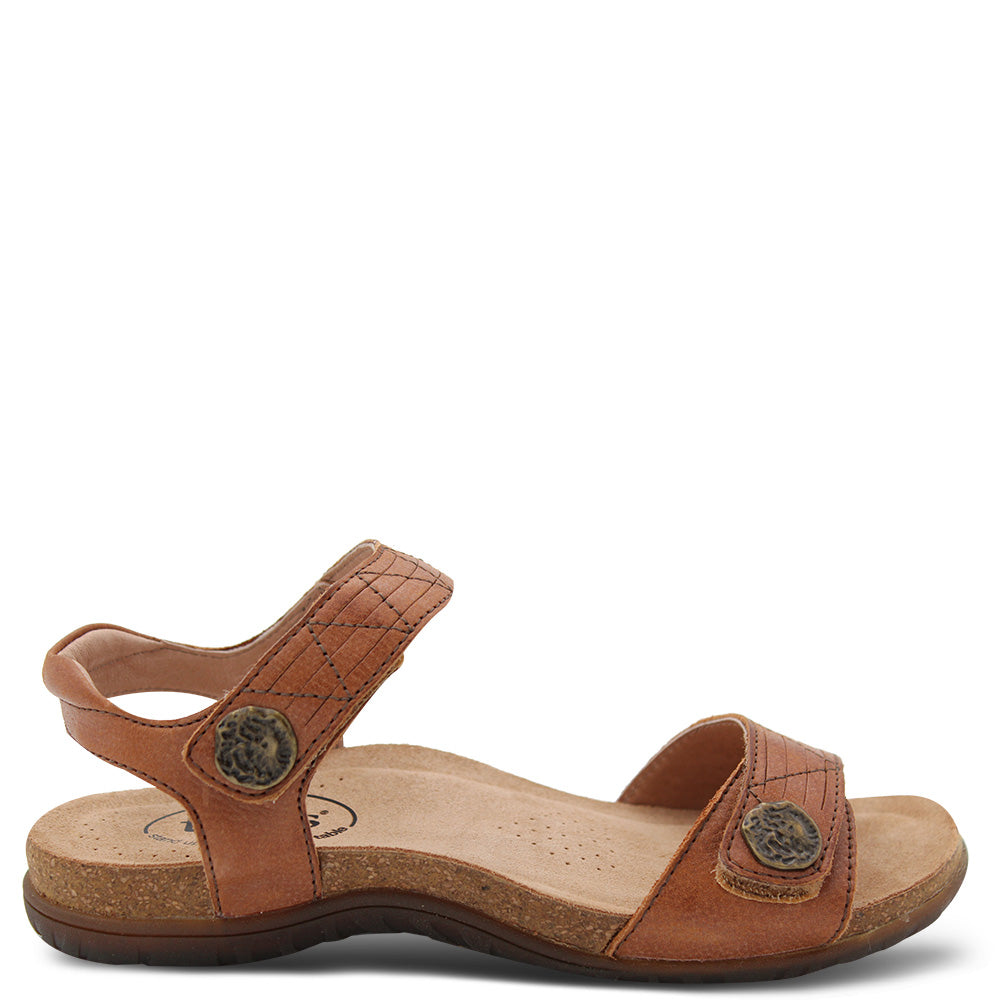 Taos Pioneer Women's Flat Sandals Tan