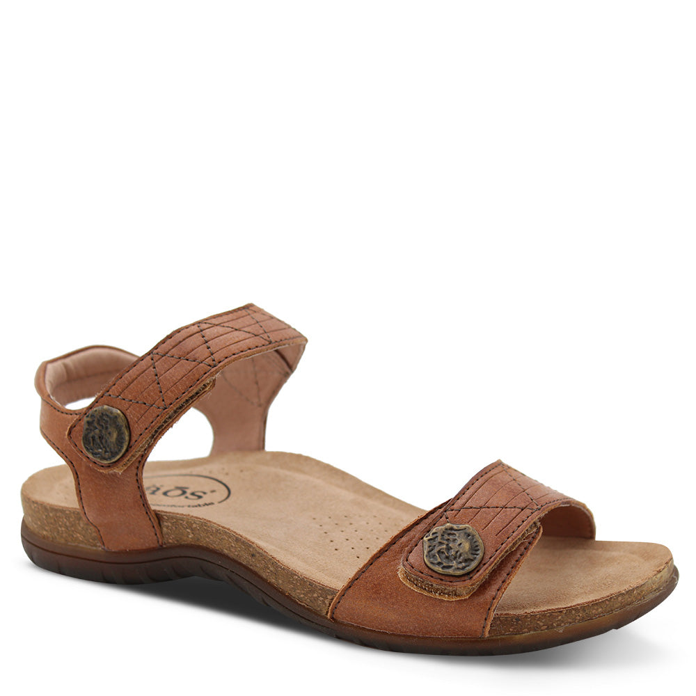 Taos Pioneer Women's Flat Sandals Tan