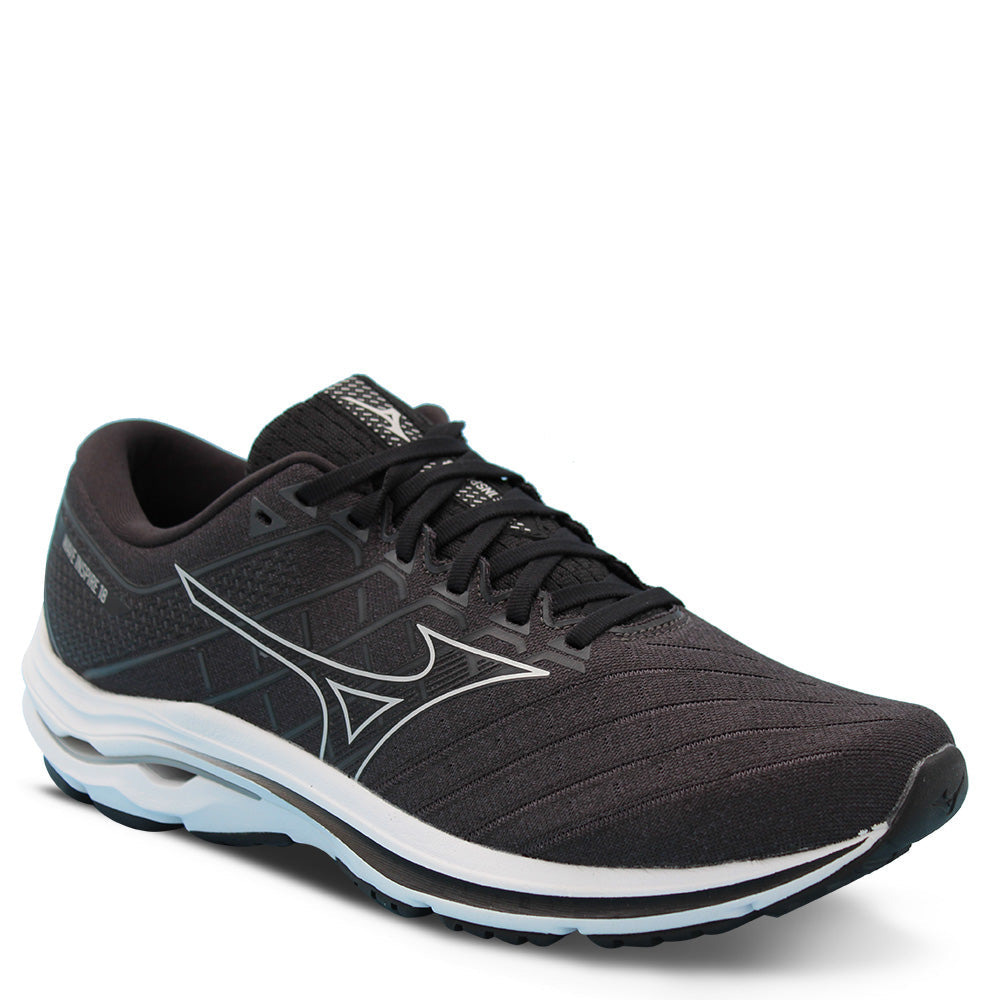Mizuno Wave Inspire 18 Men's Running Black White