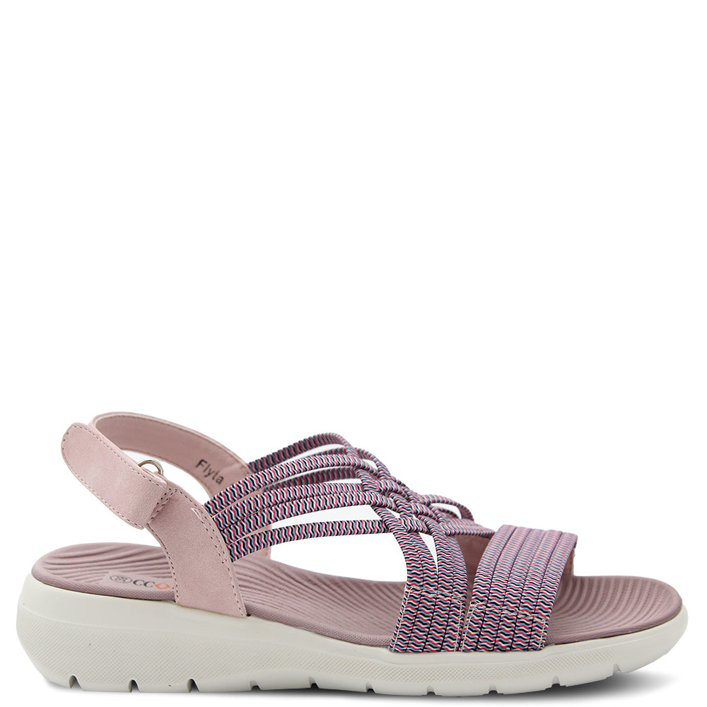 CC Resorts Flyta Women's Wedge Sandals Blush