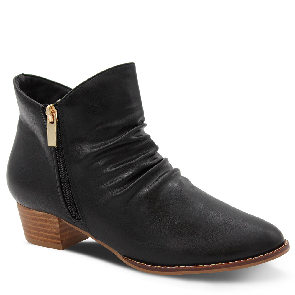 Bay lane Penny Low Heel Women's Boots Black