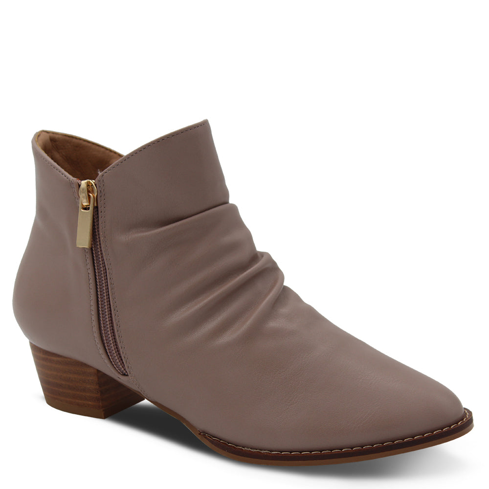 Bay lane Penny Low Heel Women's Boots Mushroom