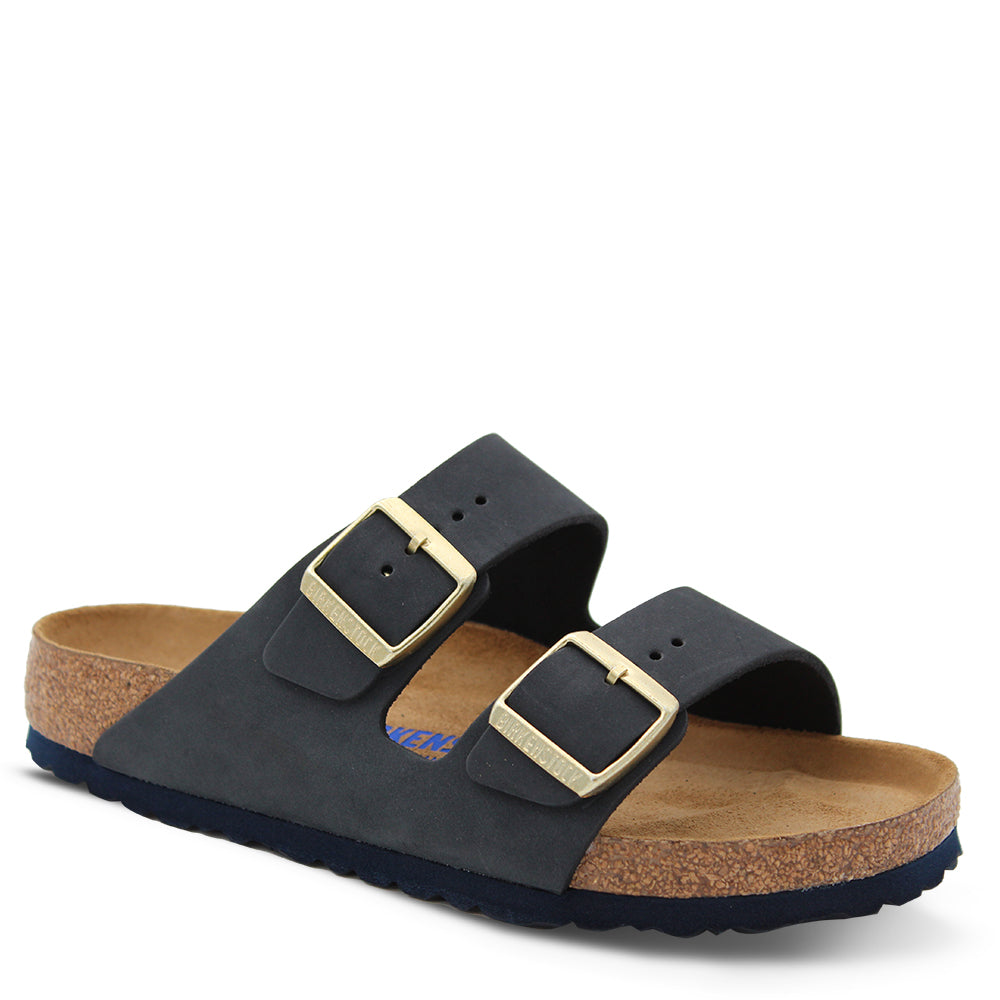 Birkenstock Arizona SFB Leather Black Midnight