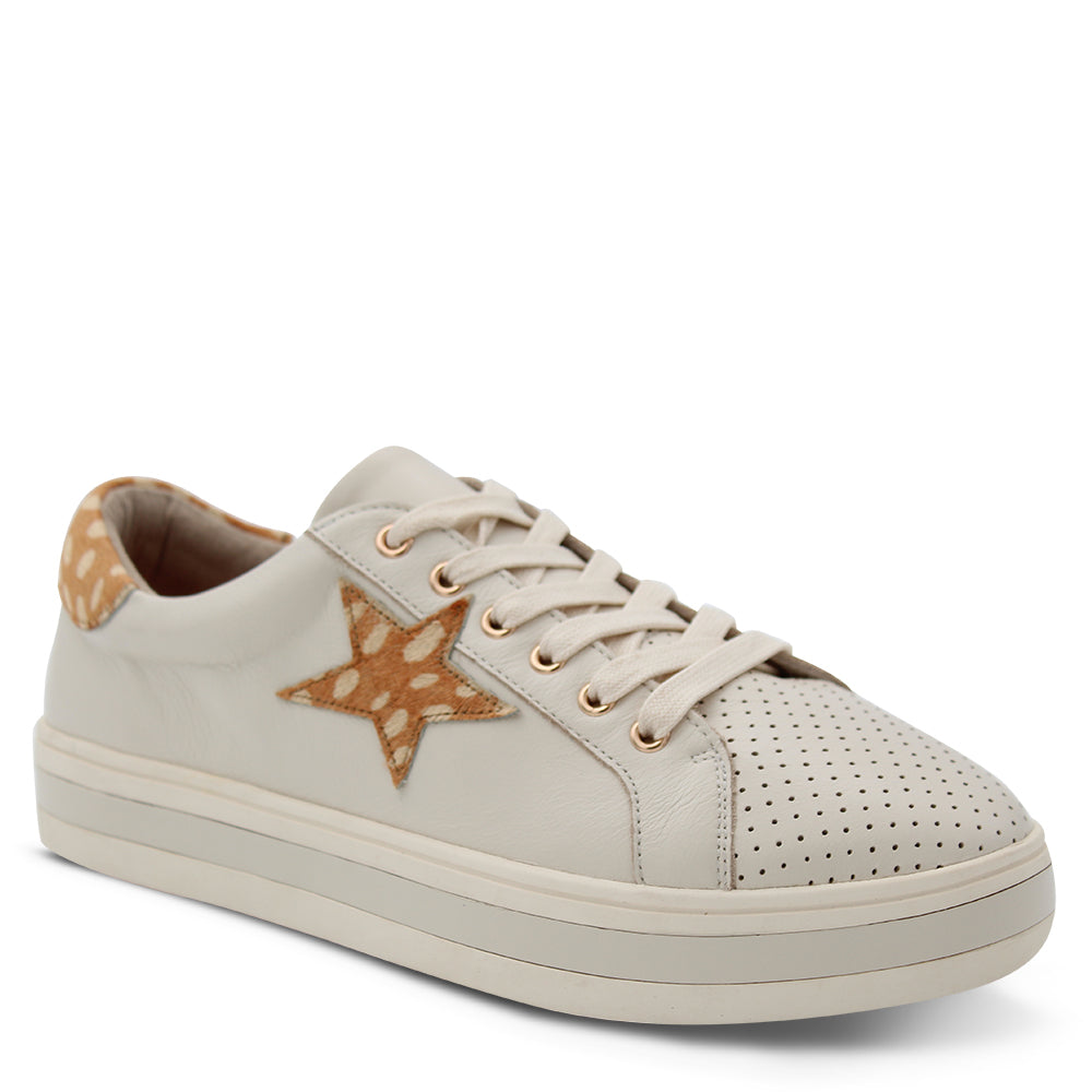 Alfie & Evie Pixie Womens Sneaker Cream/Deer