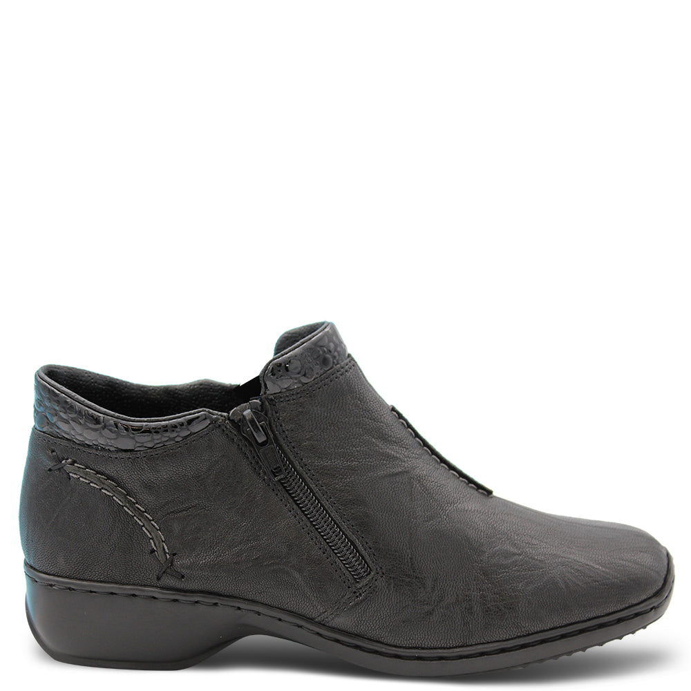 Rieker L3882 Women's flat boots black