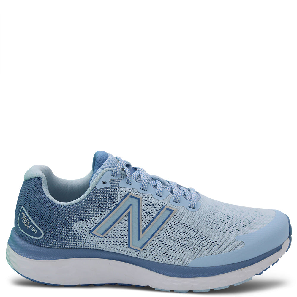 New Balance W680 V7 Women's Running Shoes Powder Silver