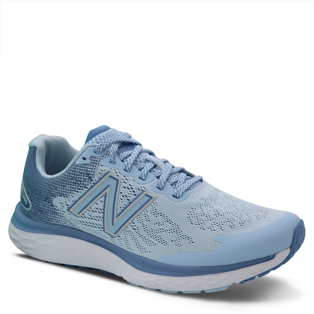 New Balance W680 V7 Women's Running Shoes Powder Silver