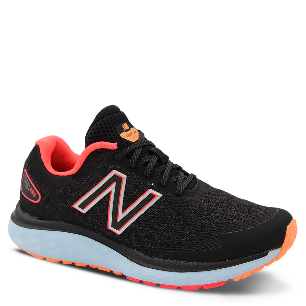 New Balance W680 V7 Women's Black/Orange Runner
