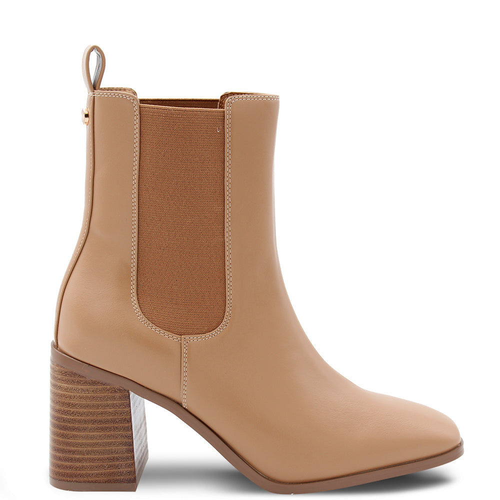 Verali Link Women's heel chelsea boot Dark Camel