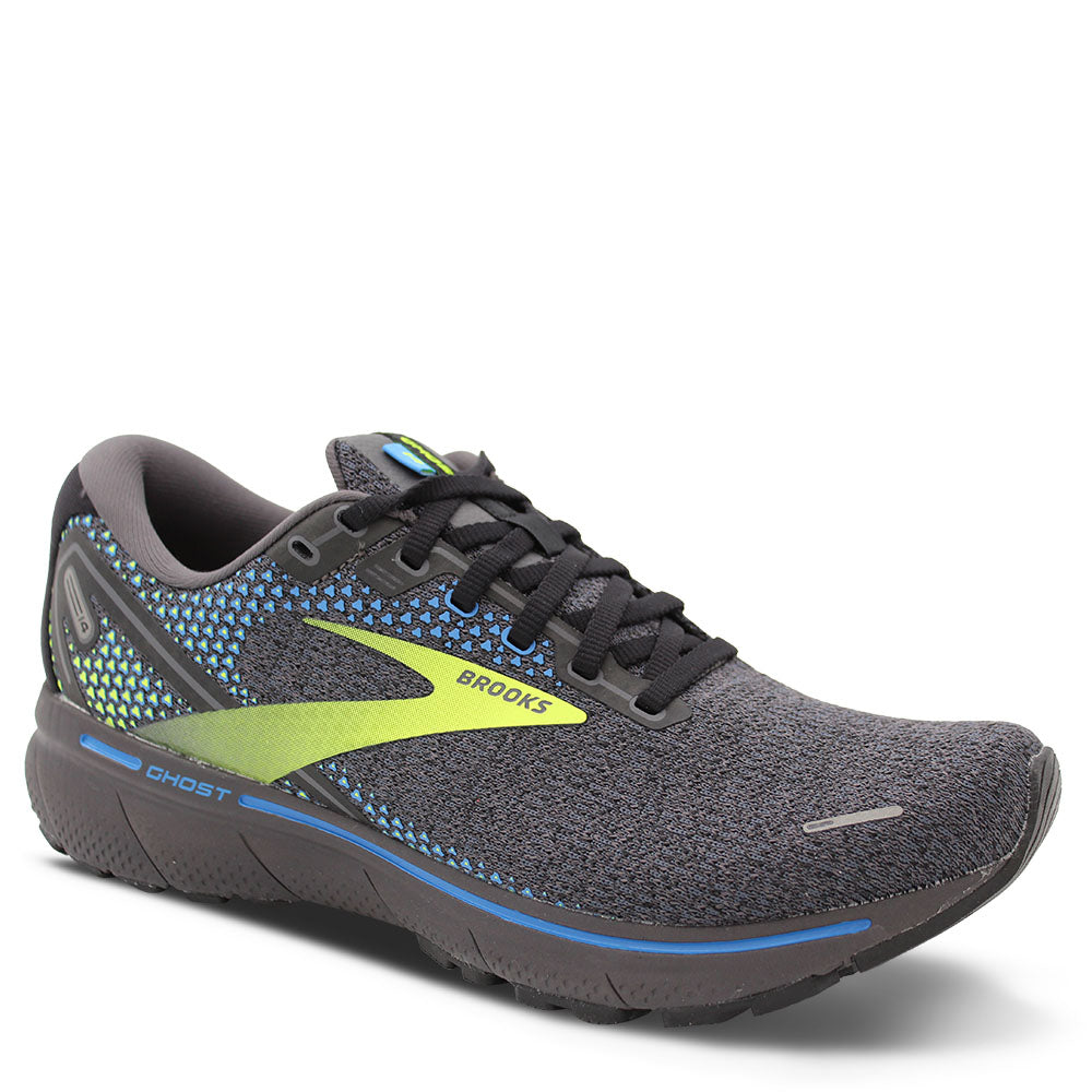 Brooks Ghost 14 Men's Running Shoes Black Yellow