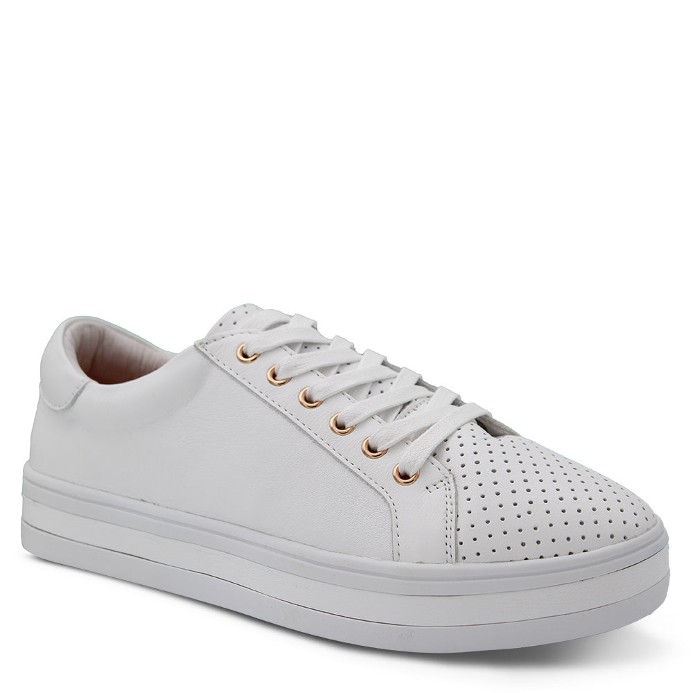 Alfie & Evie Paradise Women's Platform Sneaker White