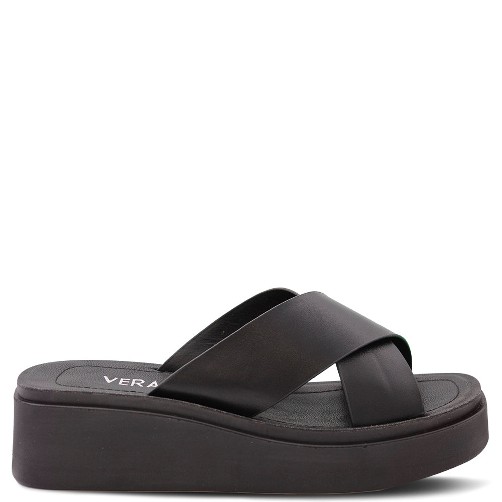 Verali Rayne Women's Platform Slide Black