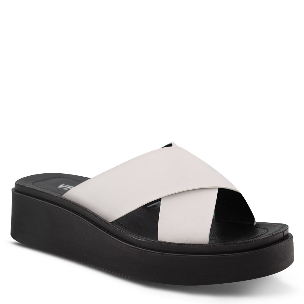 Verali Rayne Women's Platform Slide White