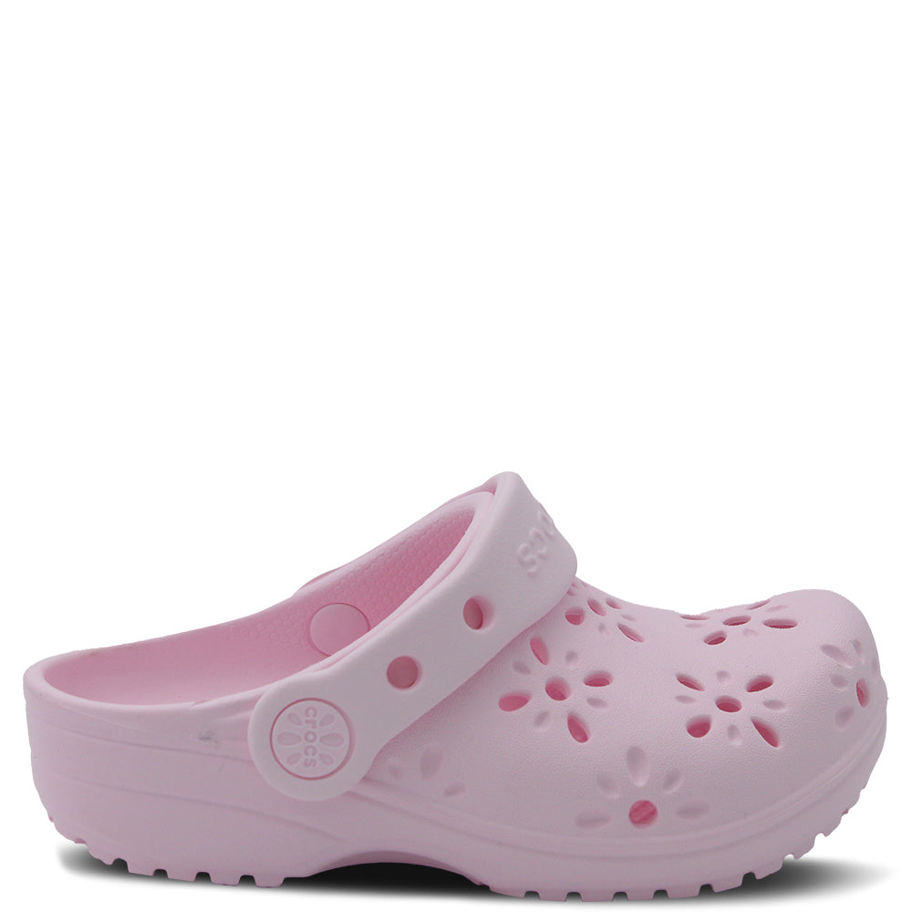 Crocs Classic Floral Cut Out Clogs