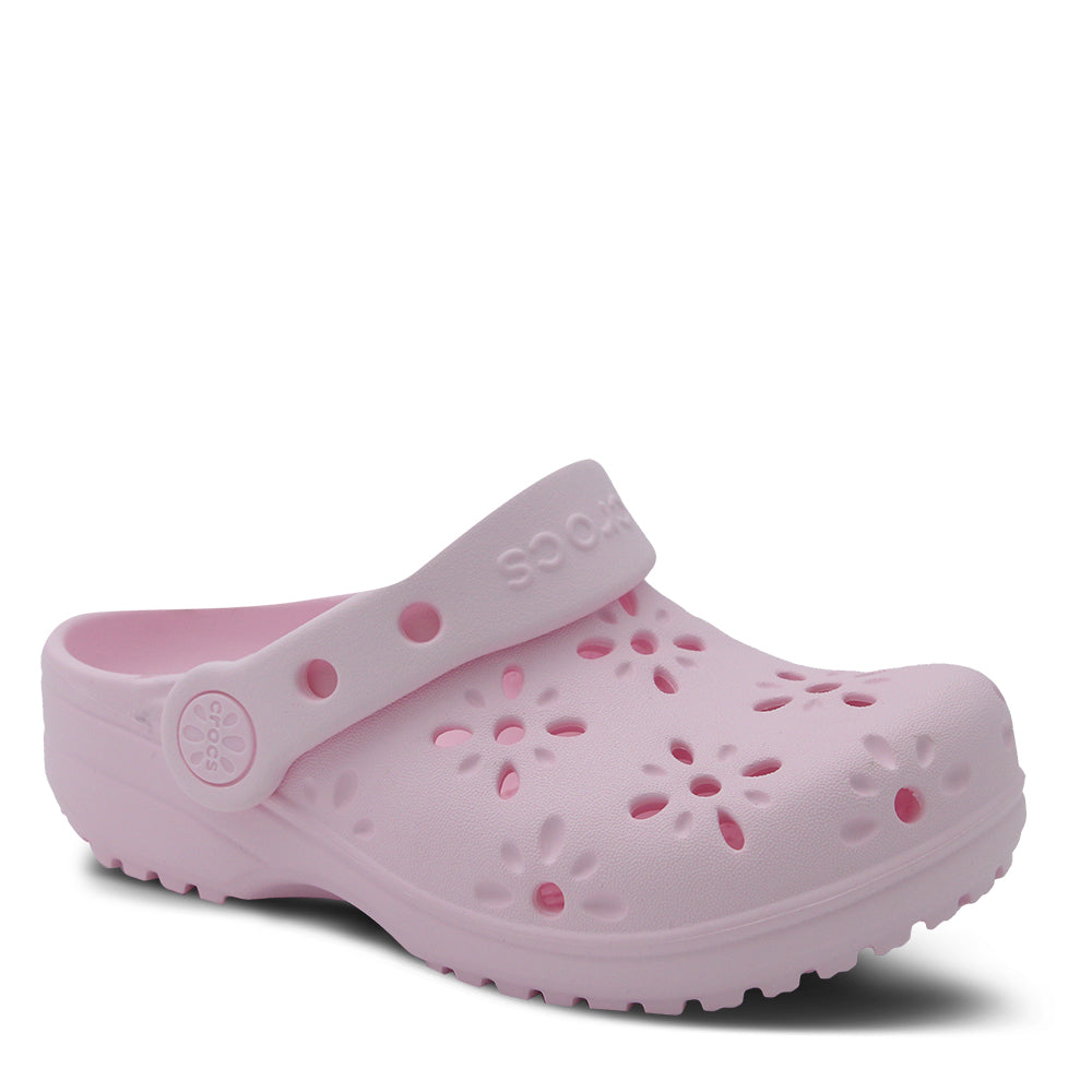 Crocs Classic Floral Cut Out Clogs
