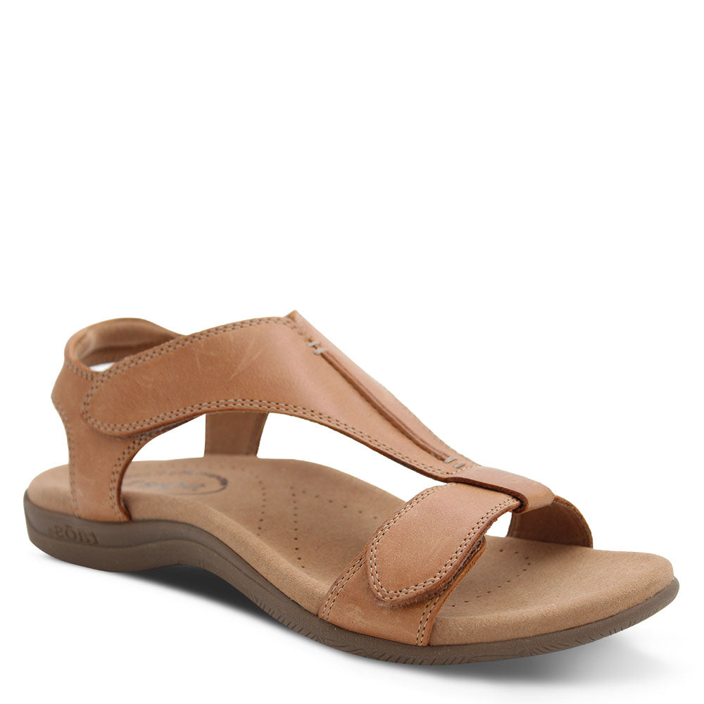 Taos Footwear The Show Women's Flat Sandal tan