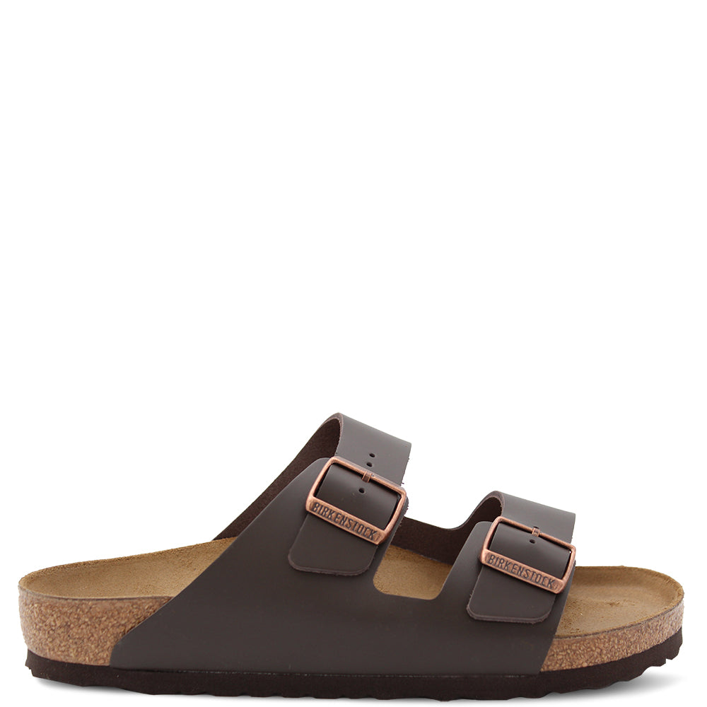 Birkenstock Arizona men's Smooth Leather Slides Brown