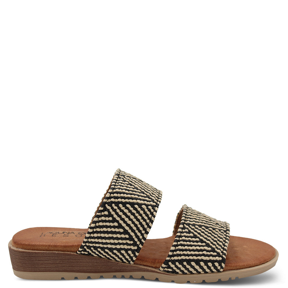 Laguna Quays Mister Women's Flat Sandal Geo Print