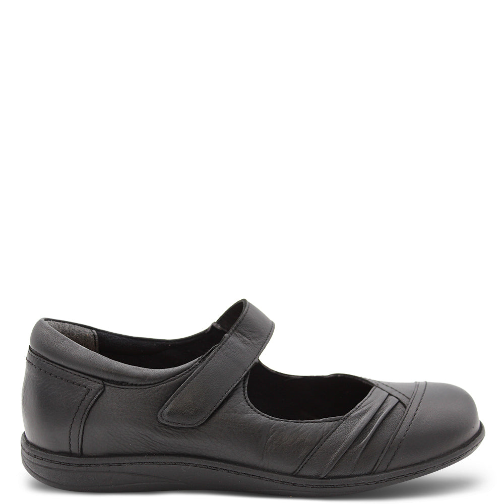 Bueno Nina Womens Flat Casual Shoes Black