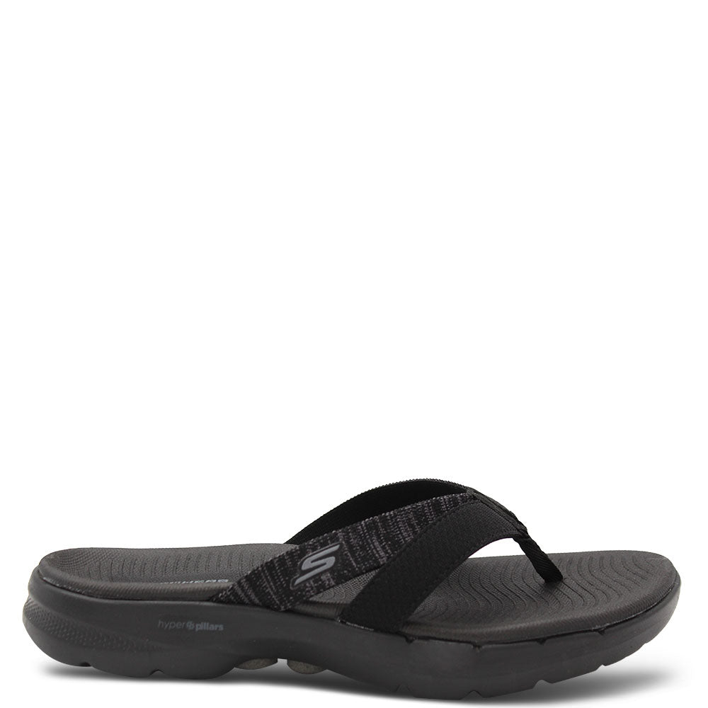 Skechers Poise Womens Flat Thongs Black