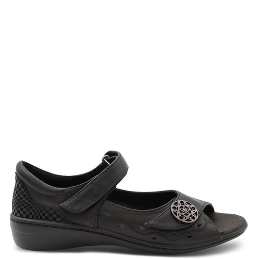 Klouds Venice Black Womens Sandals