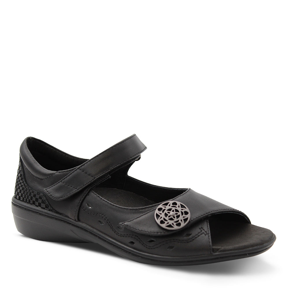 Klouds Venice Black Womens Sandals